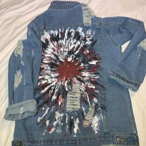 HANDPAINTED DENIM JACKET